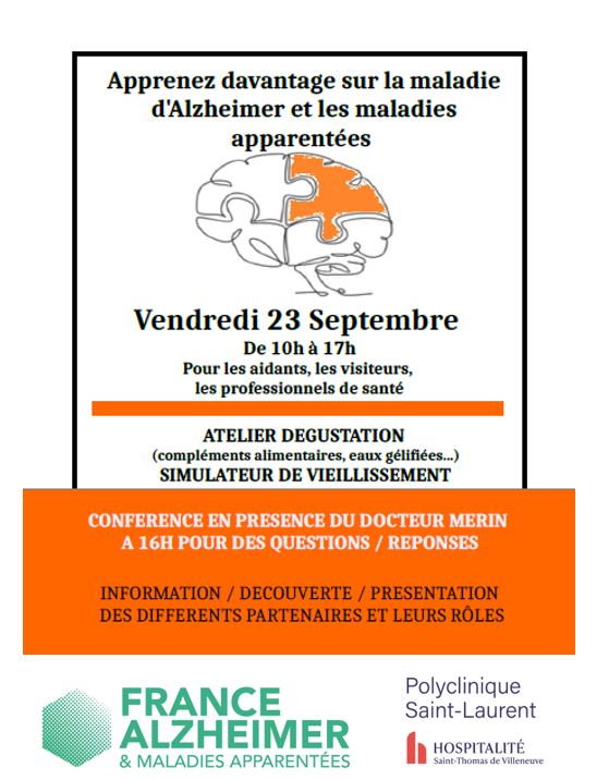 Affiche France Alzheimer