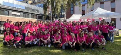Les équipes de la Polyclinique Saint-Laurent mobilisées pour octobre rose